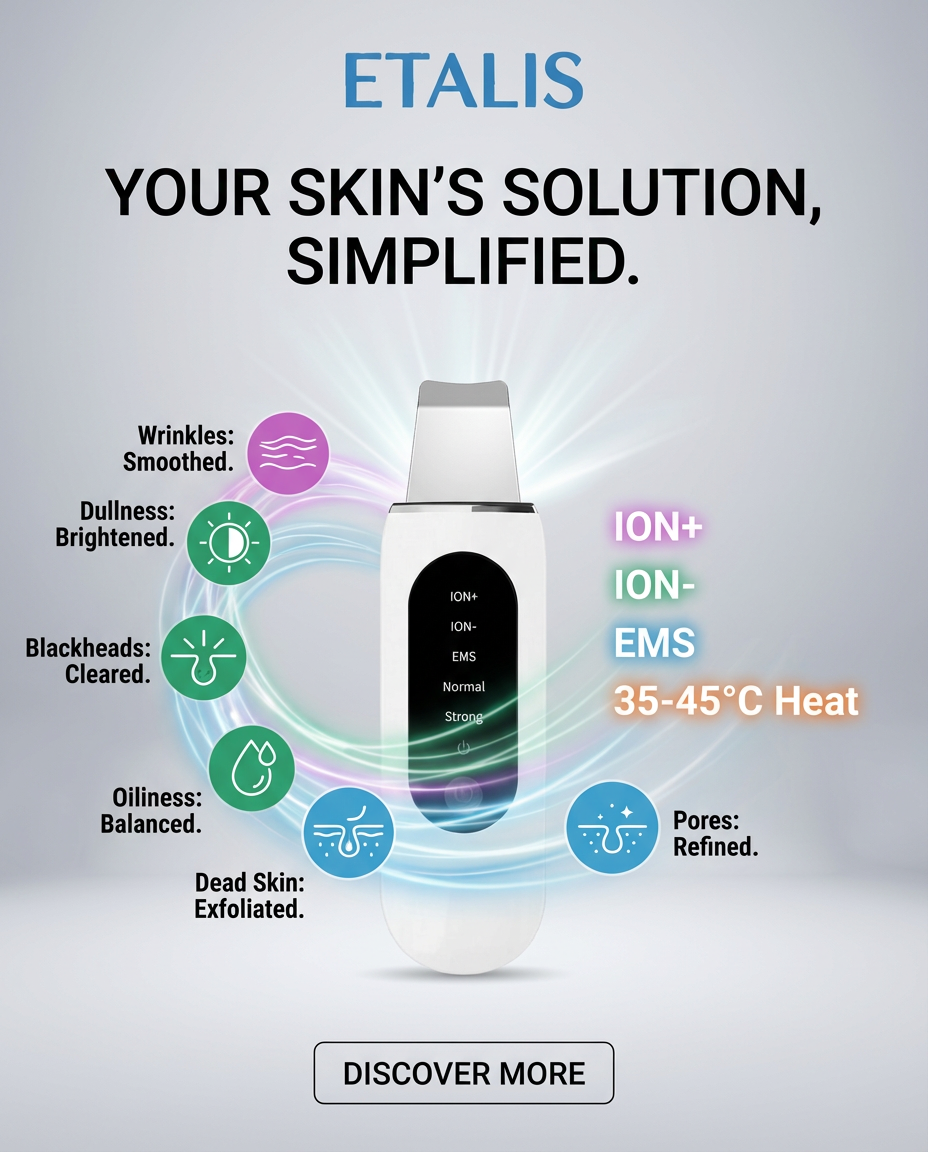 Etalis Ultrasonic Blackhead & Pore Cleansing Tool